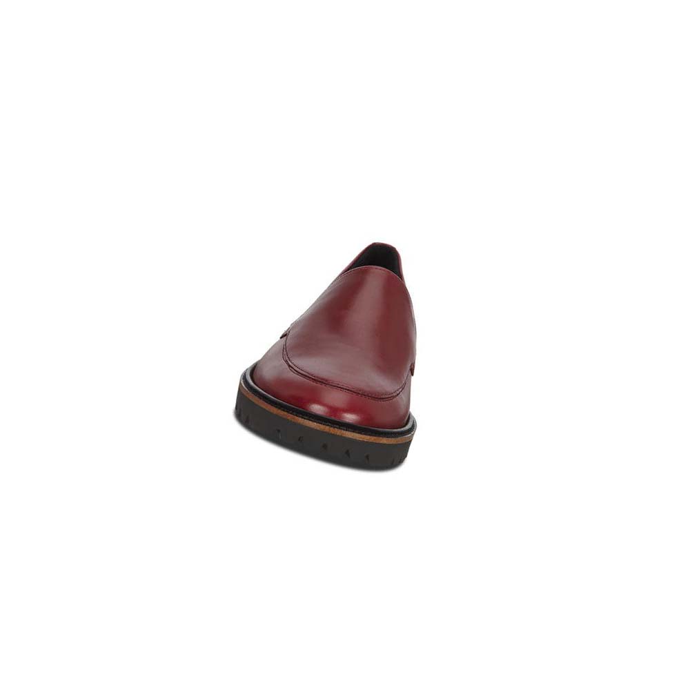 Women's Ecco Incise Tailored Dress Shoes Burgundy | Canada 101HAP